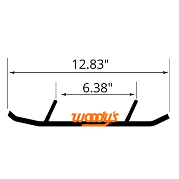 WOODYS Carbide Runner Fits Ski-doo, Lynx