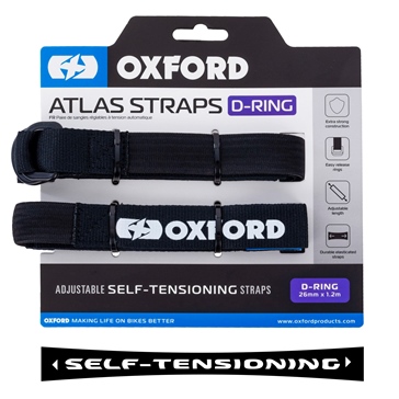 Oxford Products Sangles Atlas avec anneau en D 1.2 m