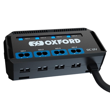 Oxford Products Boîte de jonction Oxford -12V avec prises de courant à fusible