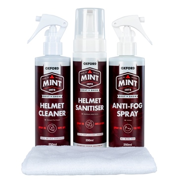 Oxford Products Ensemble de nettoyant pour casque Mint XL