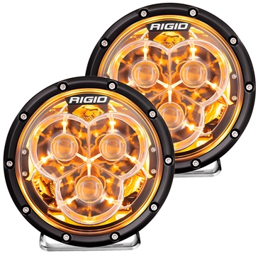 RIGID 360-Series Laser with Precision Spot Optic and Amber Backlight