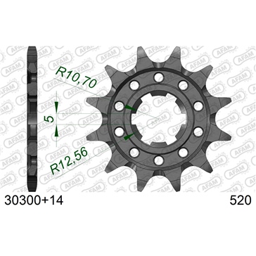 AFAM Front Sprocket - Self-Cleaning 520 - Front
