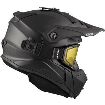 CKX Titan Original Helmet - Trail and Backcountry Solid - 210° Goggle Included