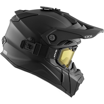 CKX Titan Air Flow Helmet - Backcountry Solid - Included 210° Goggles