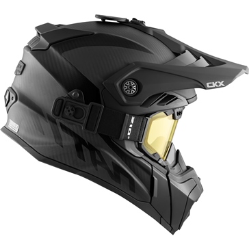 CKX Titan Air Flow Carbon Helmet - Backcountry Solid - Included 210° Goggles