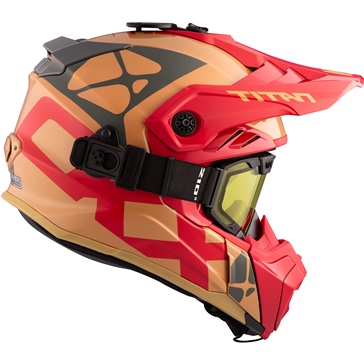 CKX Casque Titan Air Flow - Hors-piste Steep - Lunette 210° incluse