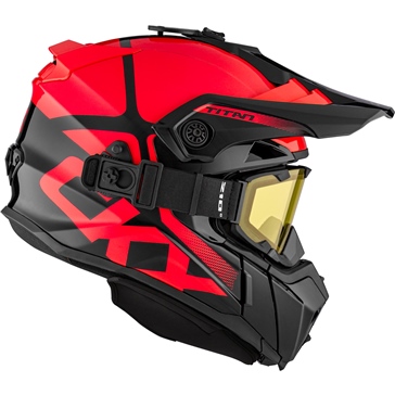 CKX Titan Original Helmet - Trail and Backcountry Polar - Included 210° Goggles