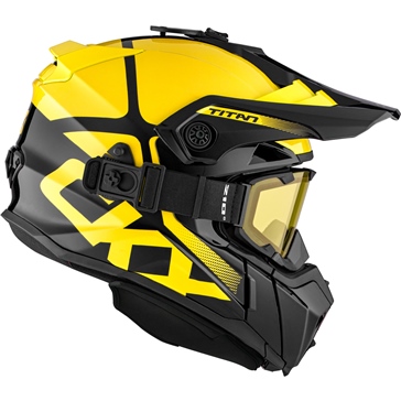 CKX Titan Original Backcountry Helmet, Winter Polar - Included 210° Goggles