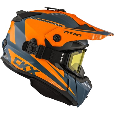 CKX Titan Original Backcountry Helmet, Winter Roost - Included 210° Goggles