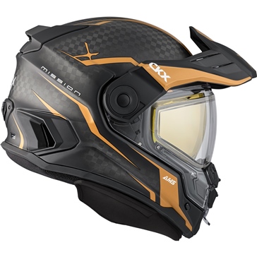 CKX Mission Full Face Helmet - Carbon Fury - Winter