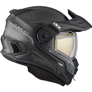 CKX Mission Free-Face Helmet - Carbon Fury