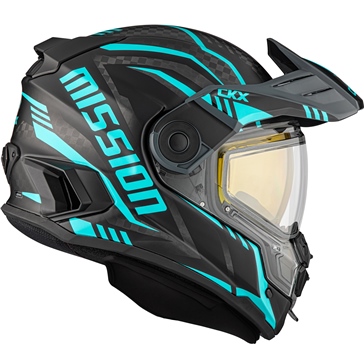 CKX Mission AMS Full Face Helmet - Carbon Code - Winter