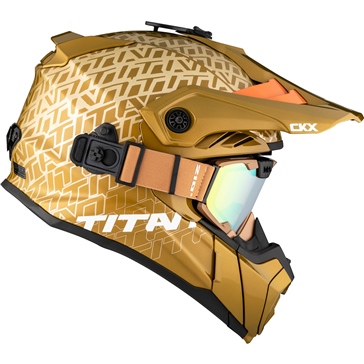 CKX Titan Air Flow Helmet - Backcountry Roar - Included 210° Goggles