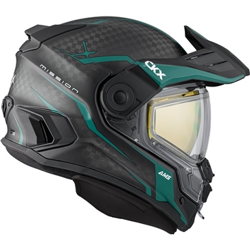 CKX Mission Full Face Helmet - Carbon Fury - Winter