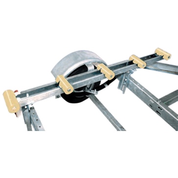 Rouleau De Quille Pour Remorque De Bateau 6 Pouces | En PU Robuste | Protection Et Centrage Du Bateau