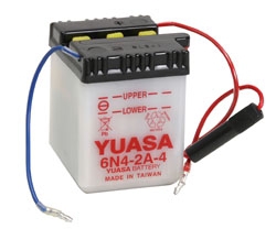 thumbnail image 2 of Kimpex 6V Conventional Battery 6N4-2A-4/-5/-8 - 6 Volt Replacement Battery For Small Engines 2 of 11