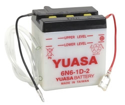 Yuasa Batterie conventionnelle 6N6-1D-2