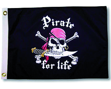 Taylor Made Drapeau "Pirate for life"
