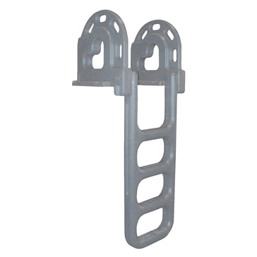 Dock Edge  Roto-Molded 4-Step Ladder Fixed - 4