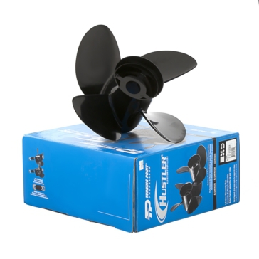 Turning Point Hustler Propeller Fits Johnson/Evinrude, Fits Honda, Fits Mercury, Fits Mercruiser, Fits OMC, Fits Volvo, Fits Suzuki, Fits Yamaha - Aluminum