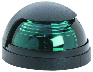 Attwood Deck Mount Navigation Light Side Lights - Black