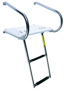 Garelick Swim Platform with Telescoping Ladder, under platform Telescopic - 2