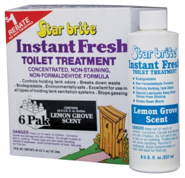 STAR BRITE Traitement fraîcheur instantané pour la toilette 6 x 8 oz