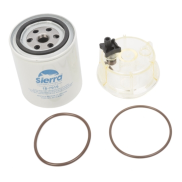 Sierra Fuel Water Separating Filter with Collection Bowl 18-7928-1