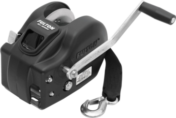 FULTON WESBAR 2-Speed Winch 20' Strap Hole