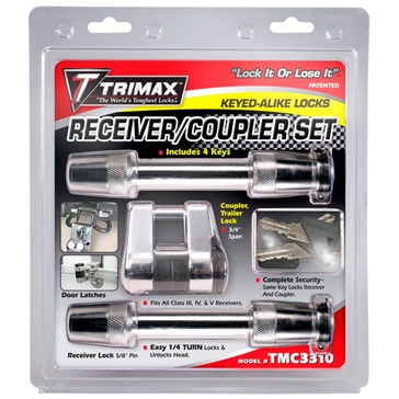 Trimax Receiver and Coupler Lock Set - TMC3310