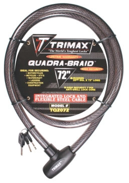 Trimax Câble de verouillage, 3 clés Câble de verouillage - 723667