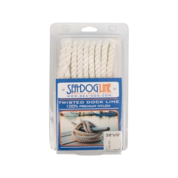 Sea Dog Ligne d’amarrage torsadée en nylon 10' - 3/8" - Nylon - Torsadée