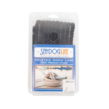 Sea Dog Ligne d’amarrage torsadée en nylon 15' - 3/8" - Nylon - Torsadée