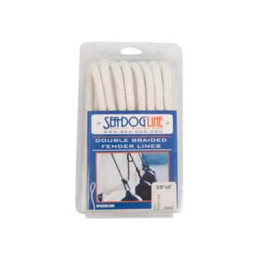Sea Dog Double Braided Fender Line 6' - 3/8" - Nylon - Double Braided
