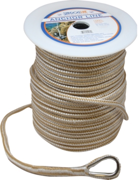 Sea Dog Ligne d’ancrage double en nylon 200' - 1/2" - Nylon - Double