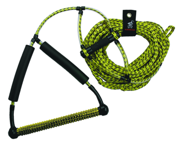 Airhead Wakeboard Rope with Phat Grip TM 4 section wakeboard tow rope