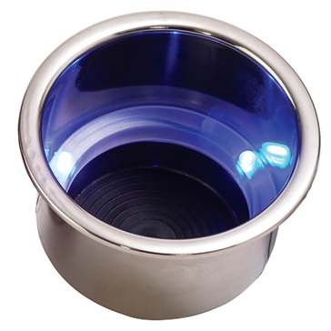 Sea Dog Stainless Steel Drink Holder with LED
