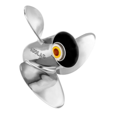 Solas HR titan 3 Propeller Fits Honda - Stainless steel