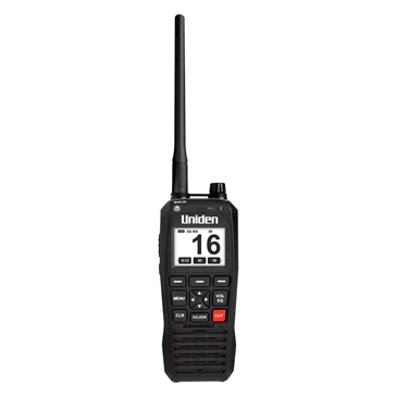Uniden VHF Radio Floating 2-Way Black
