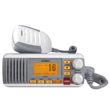 Uniden UM385 Fixed Marine Radio White, Gray