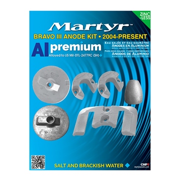 MARTYR Premium Aluminium Anodes Fits Mercury