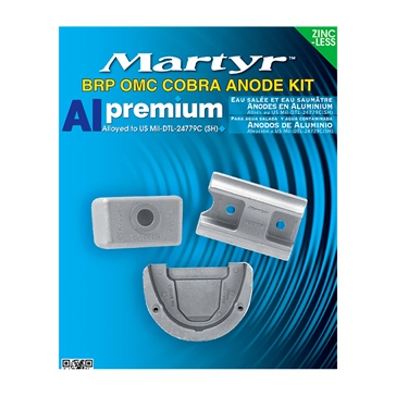 MARTYR Premium Aluminium Anodes Fits Johnson/Evinrude