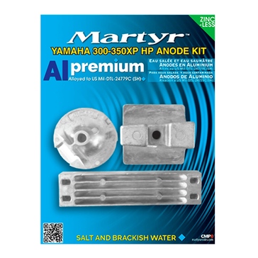 MARTYR Premium Aluminium Anodes Fits Yamaha