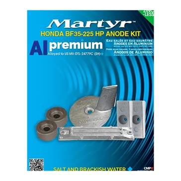 MARTYR Anodes en aluminium de grande qualité Honda