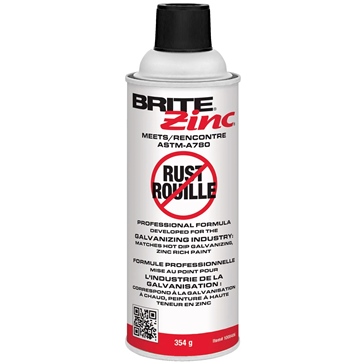 CRC Brite Zinc Silver Finish Aerosol