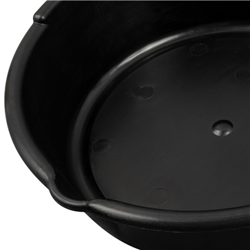 AM03896 8.4 Quart Round Oil Drain Pan For Engine Oil, And