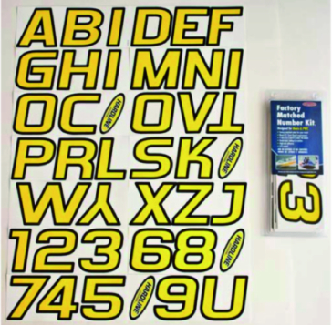 Hardline Products Ensemble de numéro d'enregistrement MC