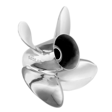 Solas RUBEX STAINLESS Interchangeable Hub Propellers Fits Johnson/Evinrude, Fits Mercury, Fits Yamaha, Fits Suzuki, Fits Honda, Fits Nissan - Stainless steel