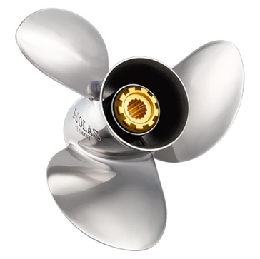 Solas New Saturn Propeller Fits Johnson/Evinrude, Fits Cobra - Stainless steel