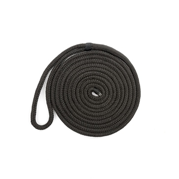 Kimpex Double Braided Dock Line Black 3/8 x 15